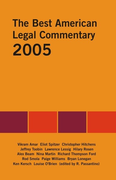 The Best American Legal Commentary (PBK) Print Edition