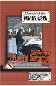 Dean Foreman's 28 Laws of Contracting (PBK) Print Edition