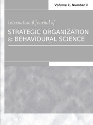 International Journal of Strategic Organization and Behavioural Science Vol.1, No.1 (PBK) Print Edition