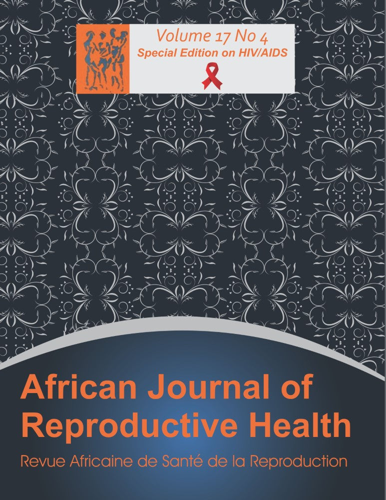 African Journal of Reproductive Health: Vol.17, No.4 (Special Edition) (PBK) Print Edition