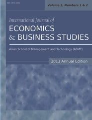 International Journal of Economics and Business Studies (2013 Annual Edition) (PBK) Print Edition