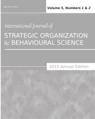 International Journal of Strategic Organization and Behavioural Science (2015 Annual Edition) (PBK) Print Edition