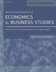 International Journal of Economics and Business Studies (2011 Annual Edition) (PBK) Print Edition
