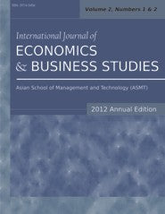 International Journal of Economics and Business Studies (2012 Annual Edition) (PBK) Print Edition