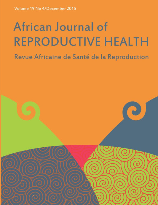 African Journal of Reproductive Health Vol.19, No.4 December 2015(PBK) Print Edition