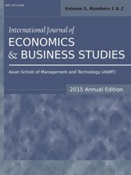 International Journal of Economics and Business Studies (2015 Annual Edition) (PBK) Print Edition