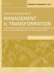 International Journal of Management and Transformation (2015 Annual Edition) (PBK) Print Edition